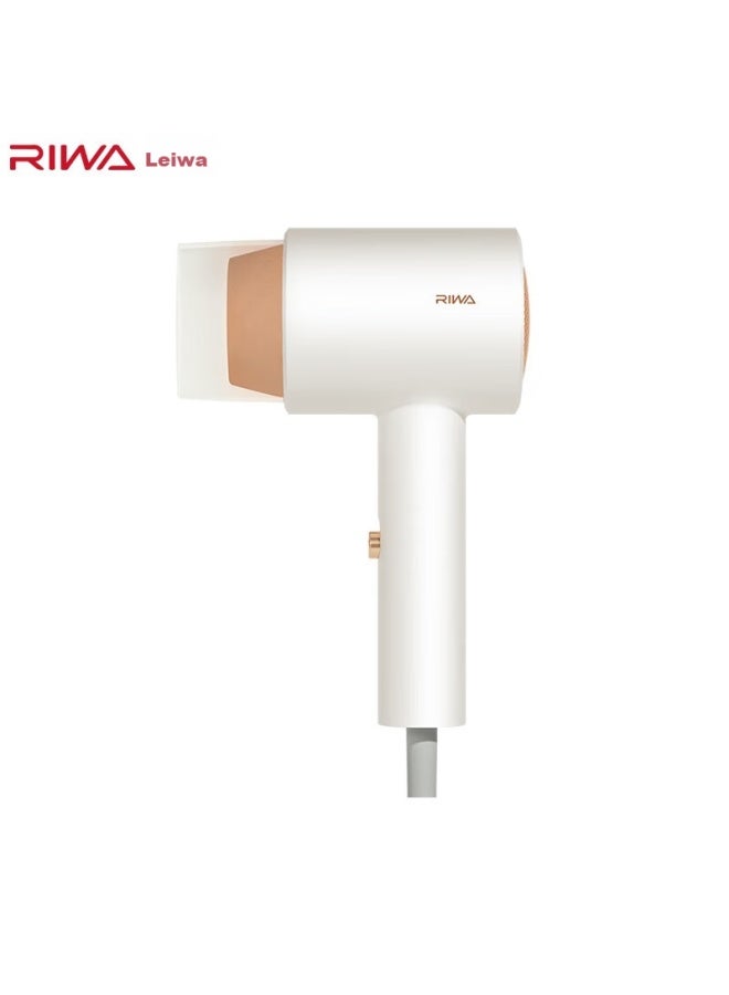 Riwa 500w Low-power Hair Dryer For Home, Dormitory, And Student Use, High-volume Quick-drying Styling Mini Portable Rc-7105 Orange - Image 2