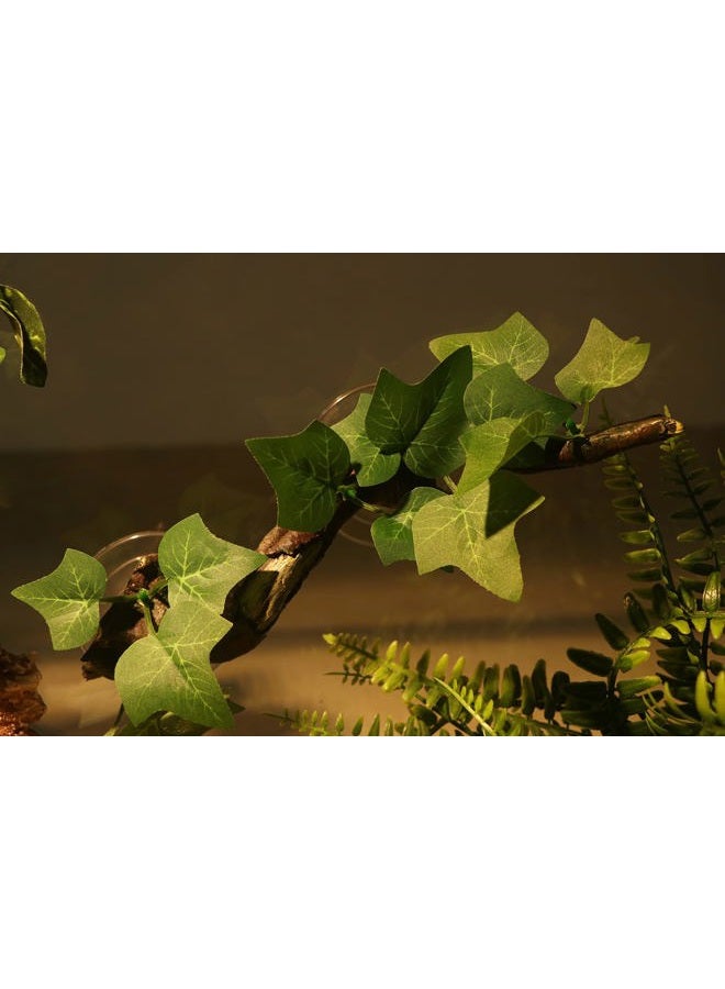 AQUA KT Reptile Corner Branch Terrarium Plant Decoration with Suction Cup for Amphibian Lizard Snake Climbing - Image 2
