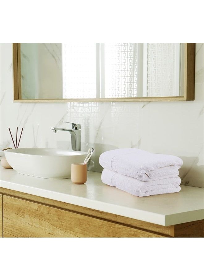 Utopia Towels - 8-Piece Premium Towel Set, 2 Bath Towels, 2 Hand Towels, and 4 Wash Cloths, 600 GSM 100% Ring Spun Cotton Highly Absorbent Towels for Bathroom, Gym, Hotel, and Spa (White) - Image 1