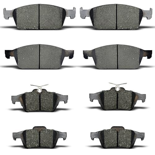 ALADICHE 8PCS Front Rear Brake Pads Set Fit For Ford For Escape 2013-2016, For Ford For Focus 2013-2018, For Ford For Transit Connect 2014-2019 - Image 1