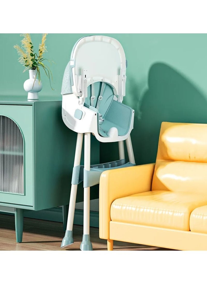 FULL JOY - Adjustable Multifunctional Portable Foldable Dining Highchair With Removable Tray -Pink  33-803-12P - Image 1