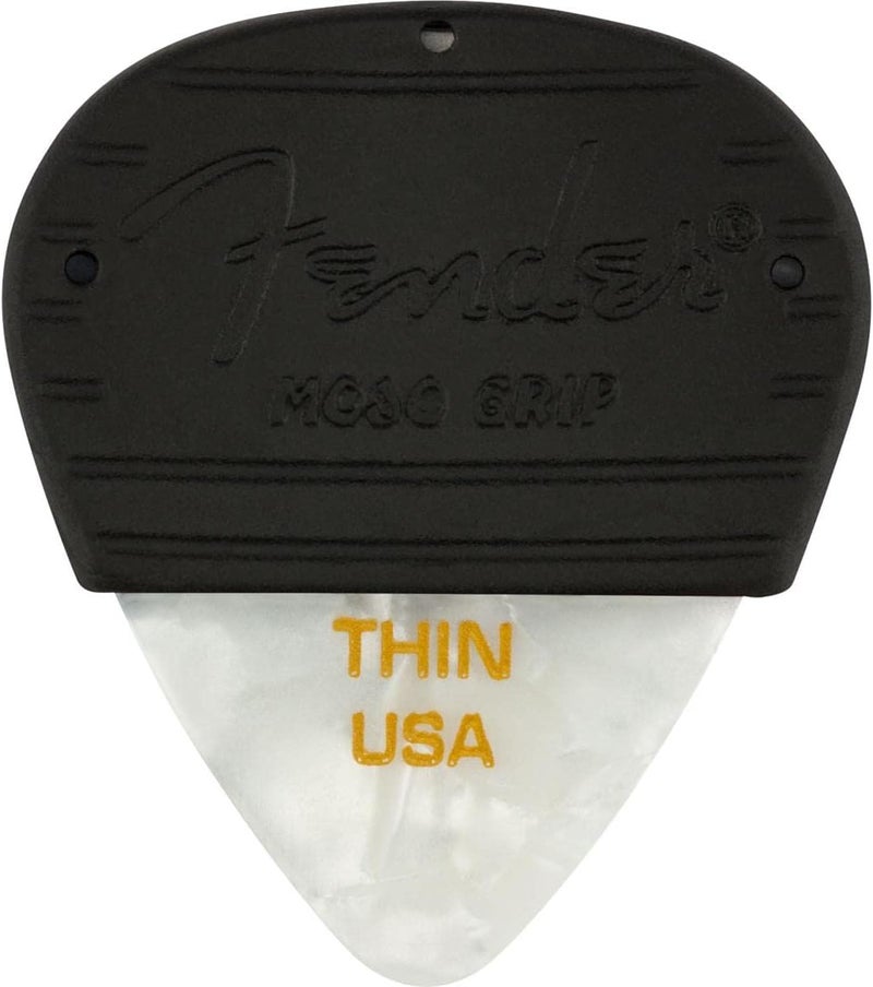 FENDER بيك غيتار فيندر موجو جريب شكل 351 ملحقات غيتار سيلوليد أبيض ماتو رقيق 3 عبوات