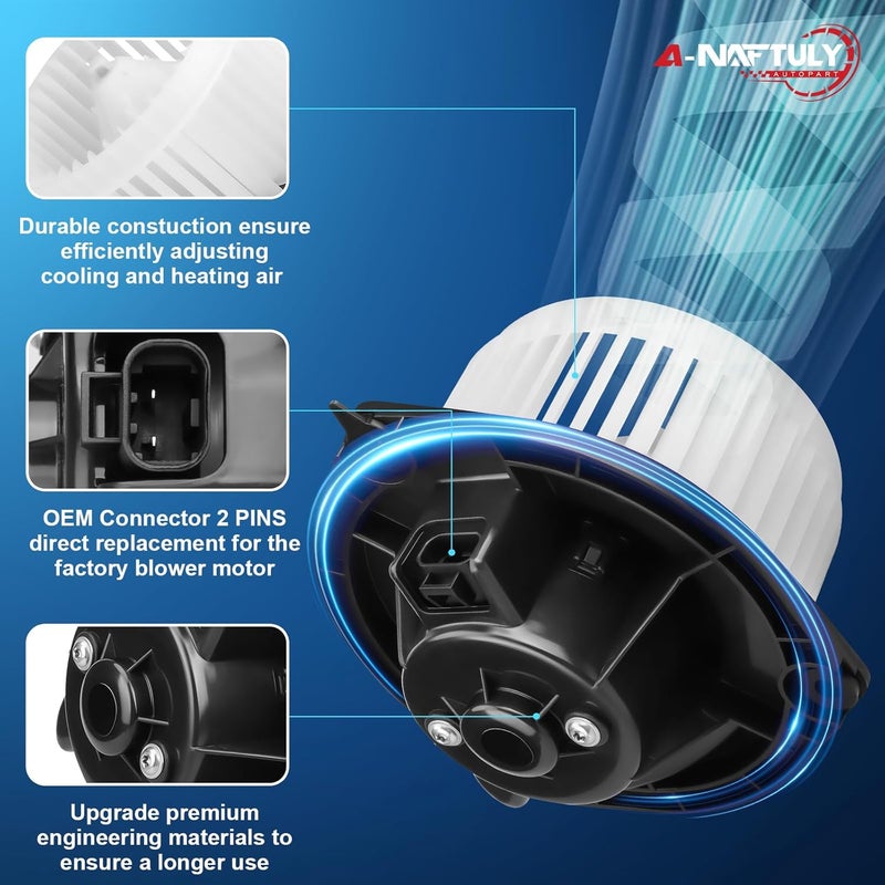 A-NAFTULY AC Blower Motor Fan for Chevy Impala, Monte Carlo, Pontiac Grand Prix, Buick Lacrosse/Allure - Image 4