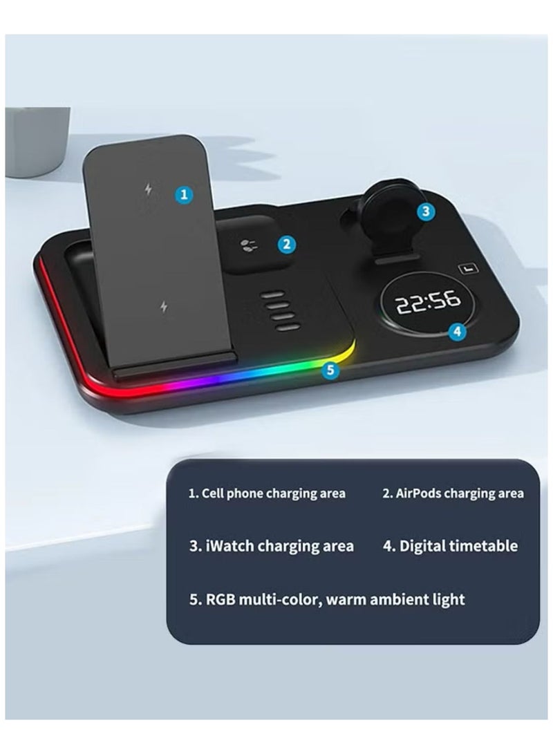 باما شارژر بی سیم 5 in1 PA82 - Image 5