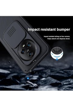 General Compatible with Honor Magic5 Lens Slide Anti-Peeping Case, Magic5 Pro Black Mirror PRO  - Image 3