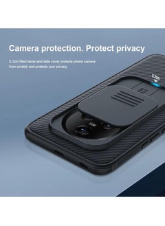 General Compatible with Honor Magic5 Lens Slide Anti-Peeping Case, Magic5 Pro Black Mirror PRO  - Image 4