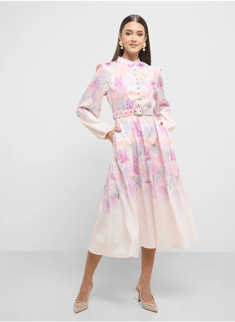 ELLA Floral Print Dress