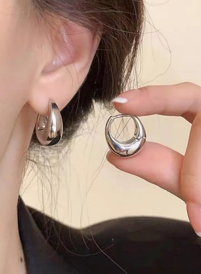Styli Faux Pearl Ribbon Earrings