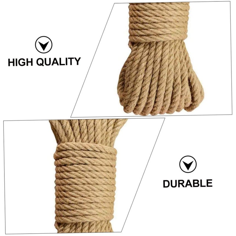 Natural Sisal Rope DIY Retro Lamp Vintage Cat Scratching Post Decor - Image 5