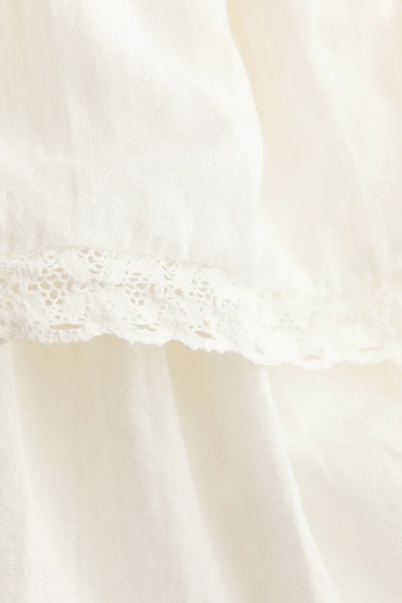 H&M Smocked-bodice bandeau dress
