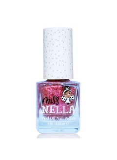 Miss NELLA Miss Nella MAGIC COLLECTION Glitter Nail Polish set of 4: pink, red, gold & blue silver Peel- Off nail varnish for toddlers  - Image 4