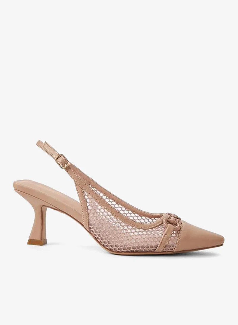 سيليست Women Kitten Heel Backstrap Shoes