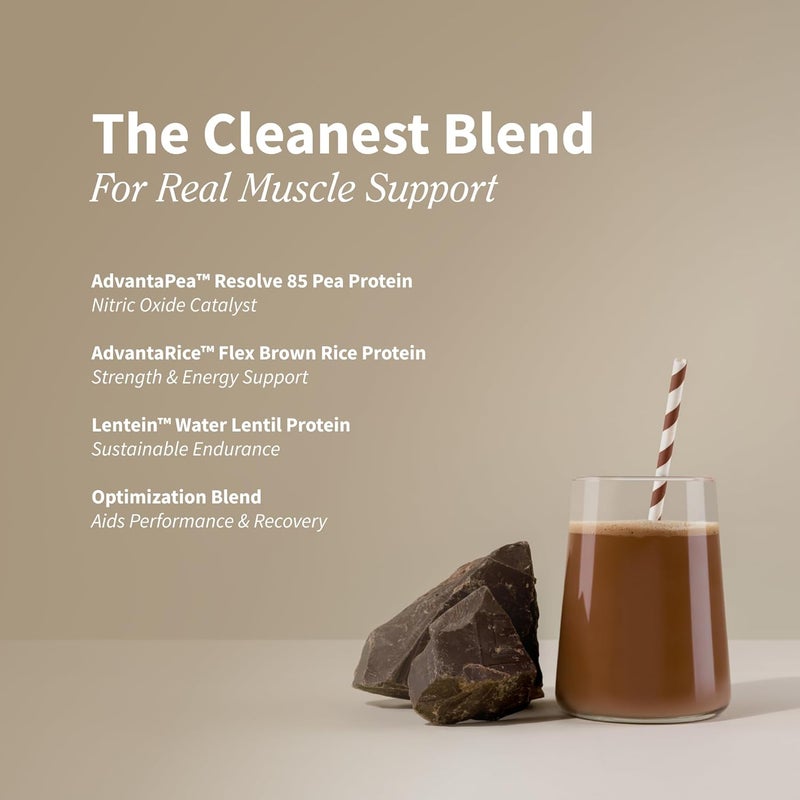 Snap Supplements Organic Plant Based Vegan Protein Powder Nitric Oxide Boosting Protein Powder BCAA Amino Acid for Muscle Growth Performance  Recovery  30 Servings Chocolate - Image 3