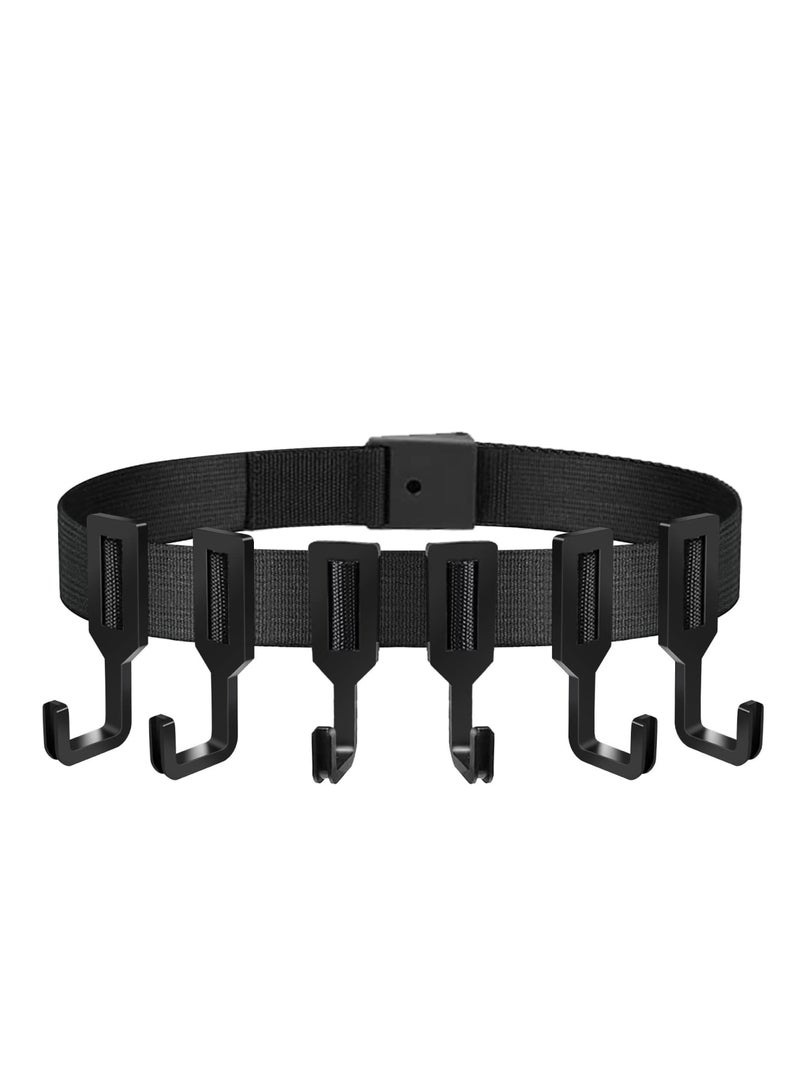 SOLARAE Treestand Strap Hangers, treestand straps backpack, Treestand Strap with 6 Large Hanging Hooks, for Hunting Camping Hiking - Image 1