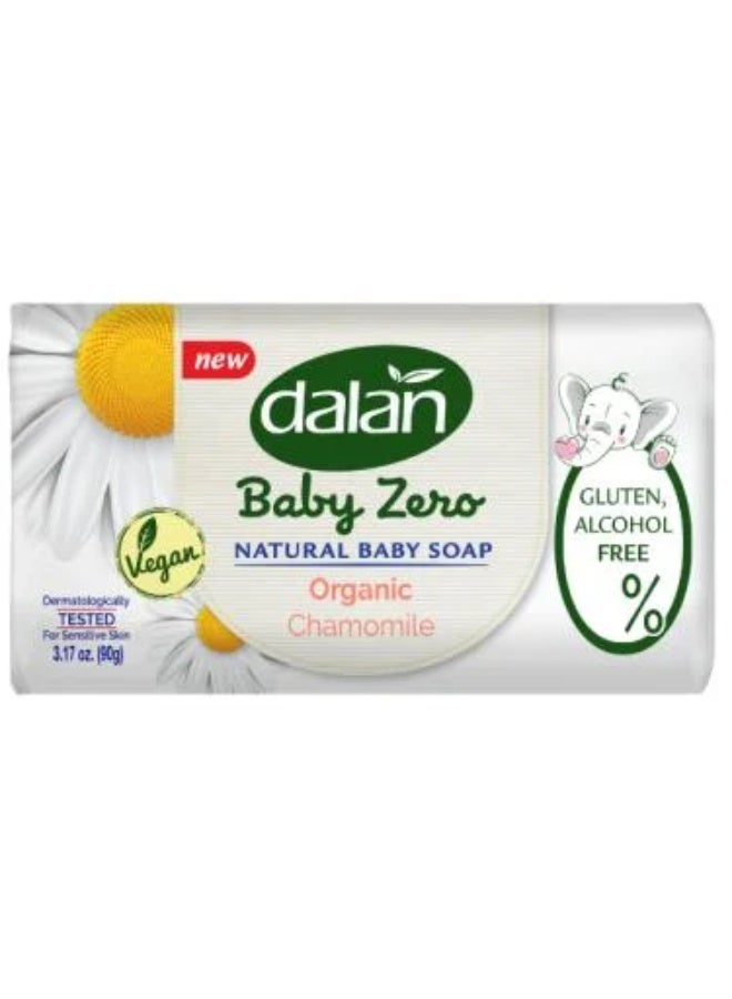 Baby Zero Natural Soap with Organic Chamomile – 90g