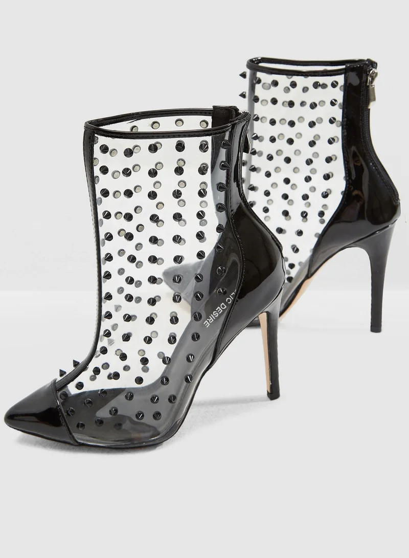PUBLIC DESIRE Spikey Ankle Boot