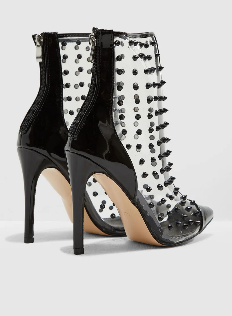 PUBLIC DESIRE Spikey Ankle Boot