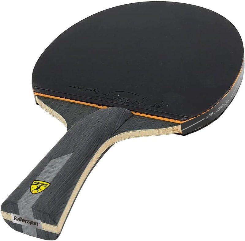 Killerspin Impact Series Table Tennis Paddles - Black/Black Ping Pong Racket, Table Tennis Equipment for Beginners/Intermediates - Ensures Solid Control and Spin - Image 1