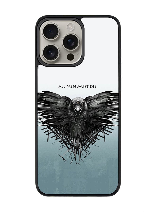 Stylizedd For iPhone 16 Pro Max Case [Compatible with MagSafe] Slim Magnetic cover Phone Case iPhone 16 Pro Max -GOT All Men Must Die - Image 1