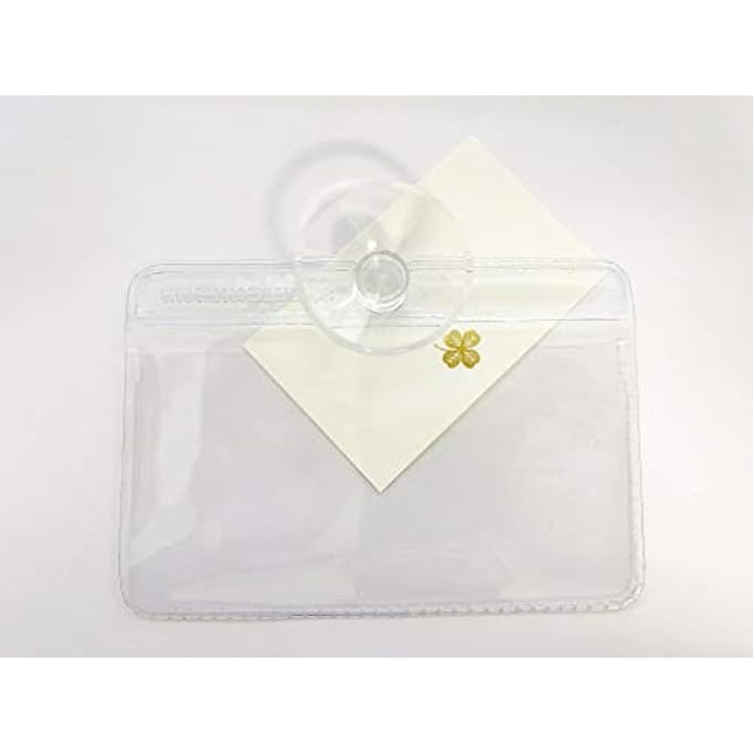 rayihni Ride Share Emblem Parking Permit Holder with Pocket and Suction Cup (5 x 3) - Image 2