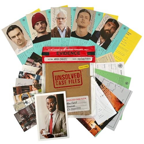 Unsolved Case Files Cahill Max Cold Case Murder Mystery Game Can You Solve The Crime - Image 1