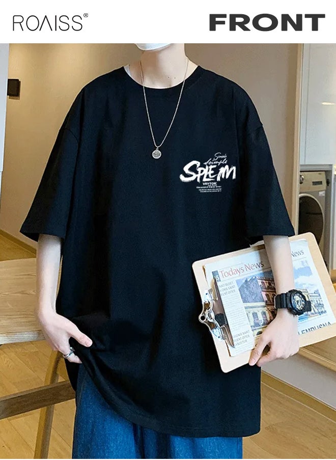 Men Oversized T Shirt Letter Streetwear Tshirts Man Fashion Casual Loose Cotton Hip Hop Y2K T-shirt Tops - pzsku/ZD44BAF63E4D228EA9BE5Z/45/_/1704433485/d93980c2-a88d-4eb7-8d97-6ab583e10d92