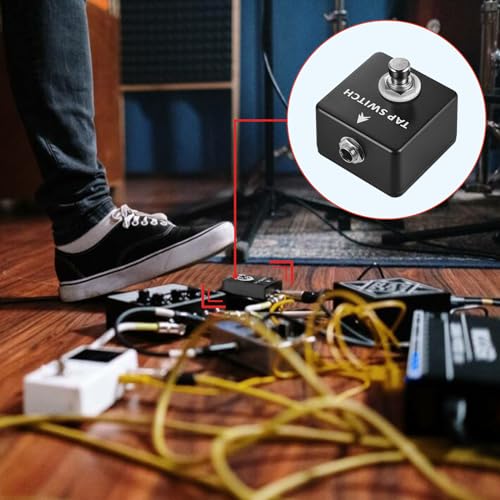 LokFy Guitar Footswitch Pedal TAP SWITCH PEDAL, Single Momentary Footswitch, for time-based effects Pedal and Muti-effects Pedal - Image 5