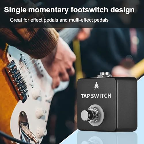 LokFy Guitar Footswitch Pedal TAP SWITCH PEDAL, Single Momentary Footswitch, for time-based effects Pedal and Muti-effects Pedal - Image 2