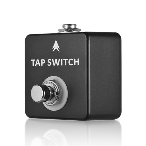 LokFy Guitar Footswitch Pedal TAP SWITCH PEDAL, Single Momentary Footswitch, for time-based effects Pedal and Muti-effects Pedal - Image 1