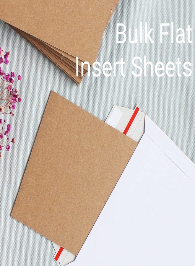 zmybcpack 200 Pack Corrugated Cardboard Sheets 5x7 inch, Corrugated Cardboard Filler Insert Sheet Pads for Packing, Mailing, Crafts - Image 5