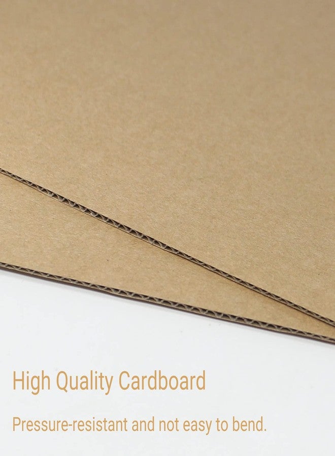 zmybcpack 200 Pack Corrugated Cardboard Sheets 5x7 inch, Corrugated Cardboard Filler Insert Sheet Pads for Packing, Mailing, Crafts - Image 4