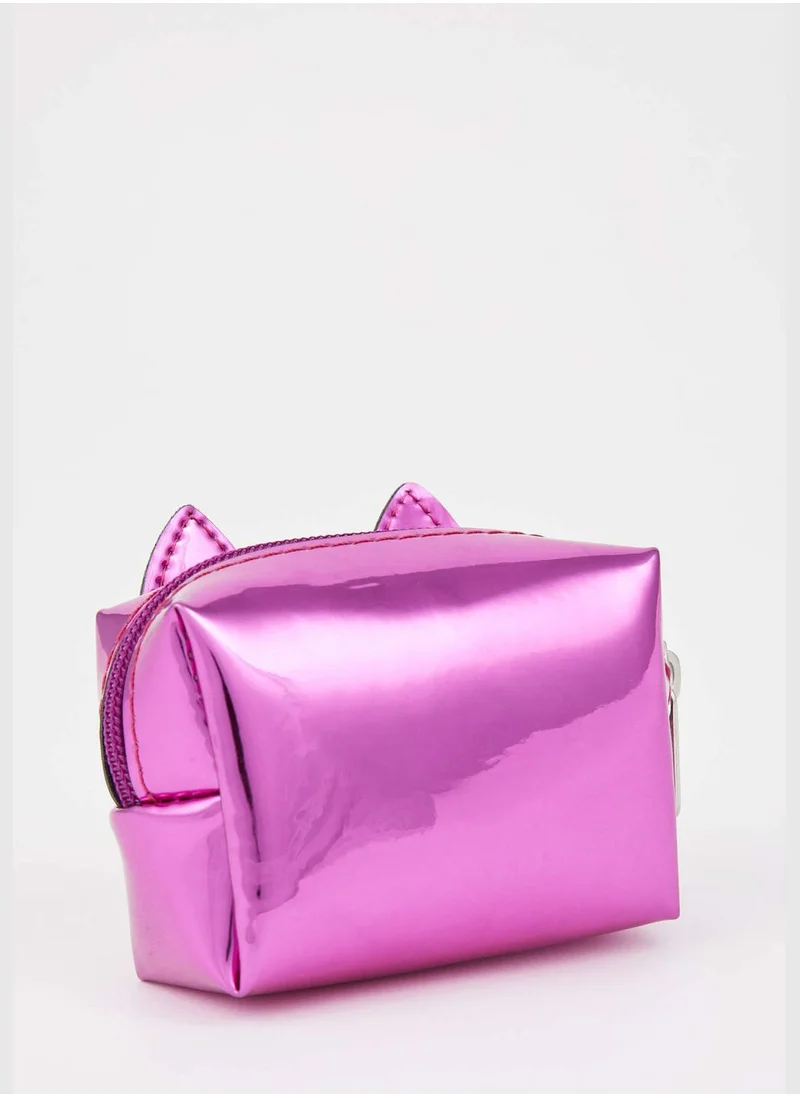 DeFacto Cat Print Zippered Small Bag