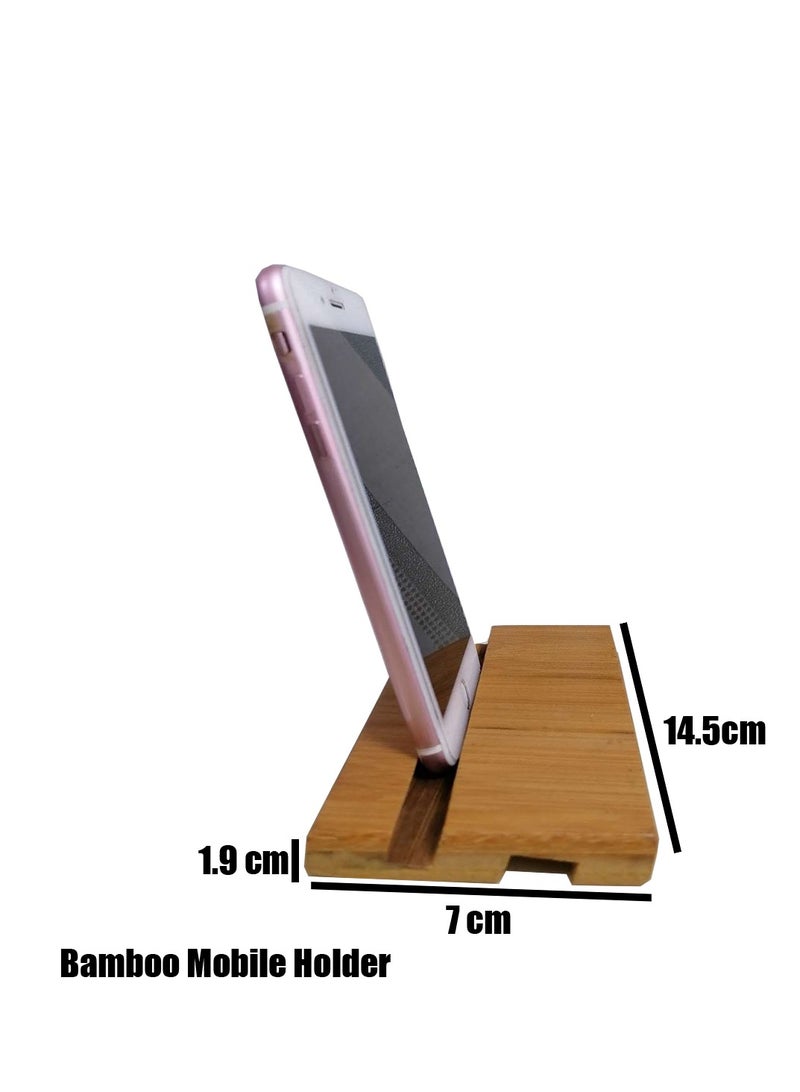 FFD Wooden Made Mobile Phone Holder Stand Smartphone Support Tablet Stand Phone Rack for Cell Phone Desktop Holder - Image 2