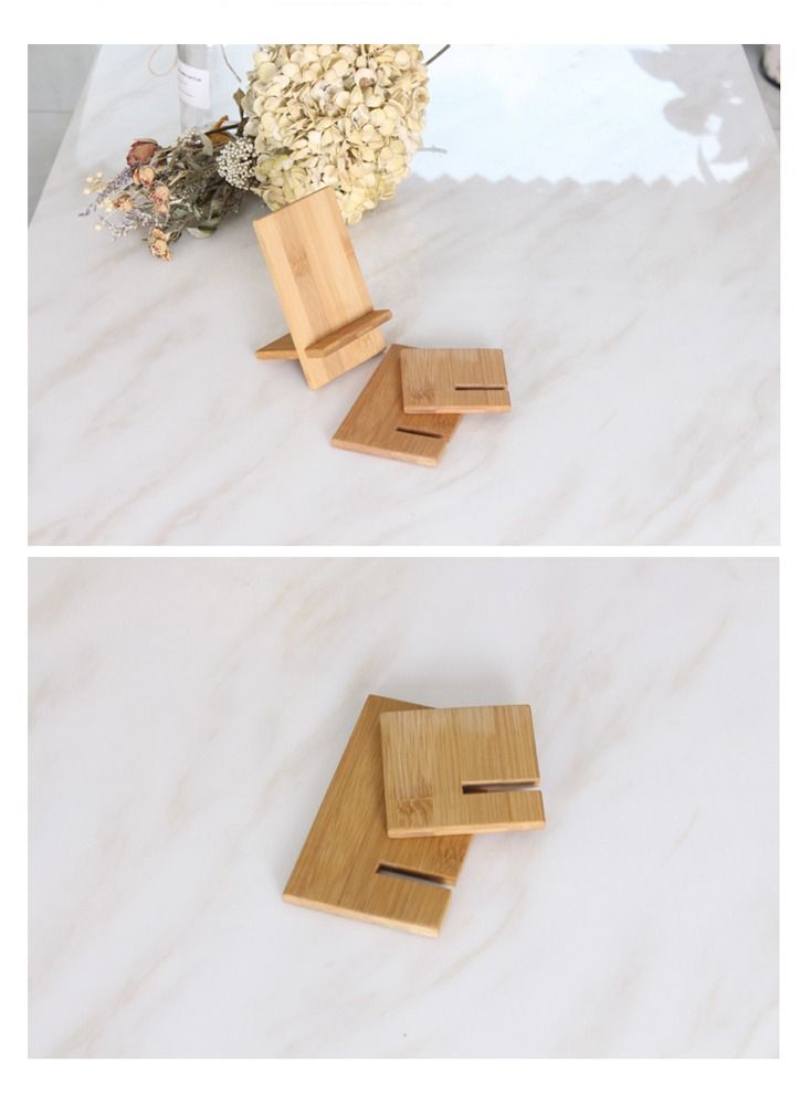 FFD Wooden Made Mobile Phone Holder Stand Smartphone Support Tablet Stand Phone Rack for Cell Phone Desktop Holder - Image 4