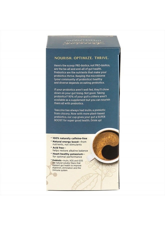teeccino Dark Chocolate Prebiotic Superboost™ Herbal Tea - Support Your Probiotics with Vegan GOS & Organic XOS for Good Gut Health and Regularity, 25 Tea Bags (Pack of 1) - Image 4
