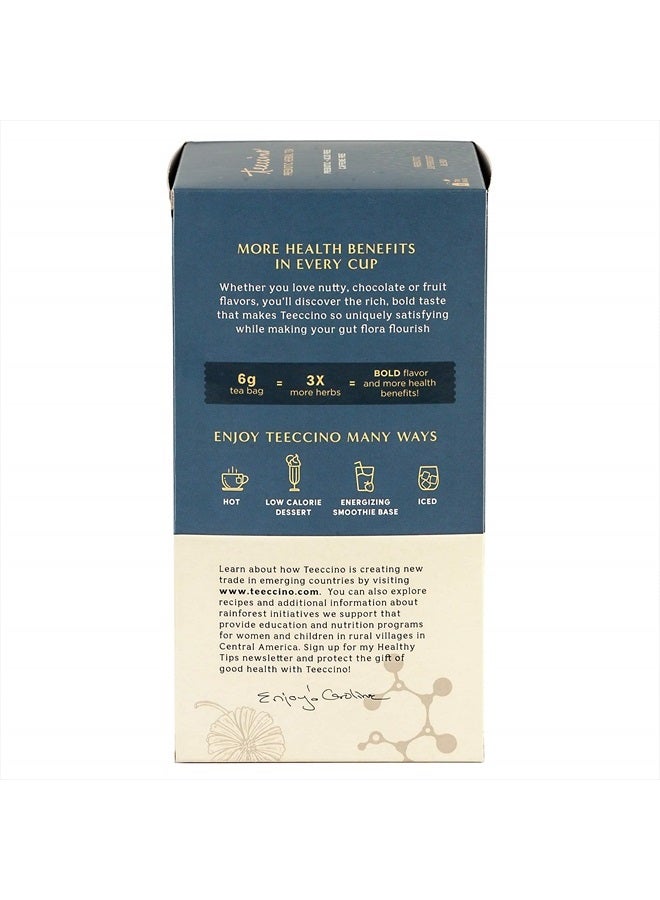 teeccino Dark Chocolate Prebiotic Superboost™ Herbal Tea - Support Your Probiotics with Vegan GOS & Organic XOS for Good Gut Health and Regularity, 25 Tea Bags (Pack of 1) - Image 3