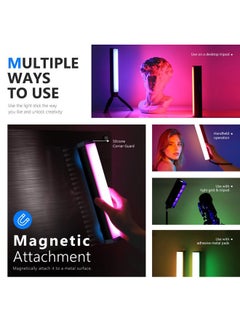 Neewer RGB LED Video Light Stick, Touch Bar & APP Control, Magnetic Handheld Photography Lighting Wand, Dimmable 3200K~5600K CRI98+ Full Color LED Light with 6400mAh Battery, 17 Scenes, RGB1  - Image 5