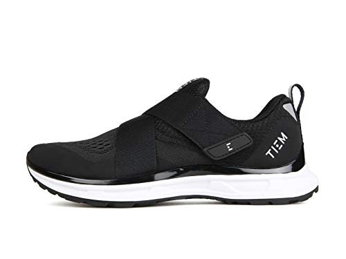 TIEM Slipstream - Black-Black - Indoor Cycling Shoe, SPD Compatible (Women's Size 7) - Image 3