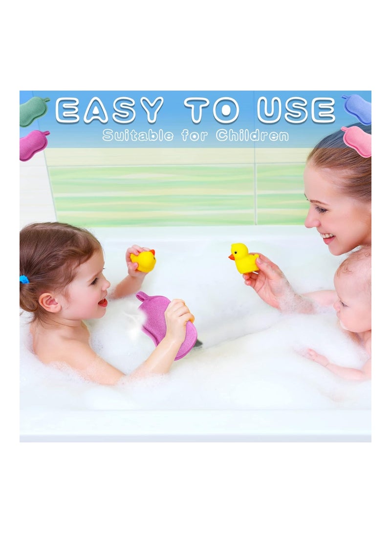 Tatuo 4 Pieces Baby Bath Sponge Cotton And Absorbent Sponge - Image 5