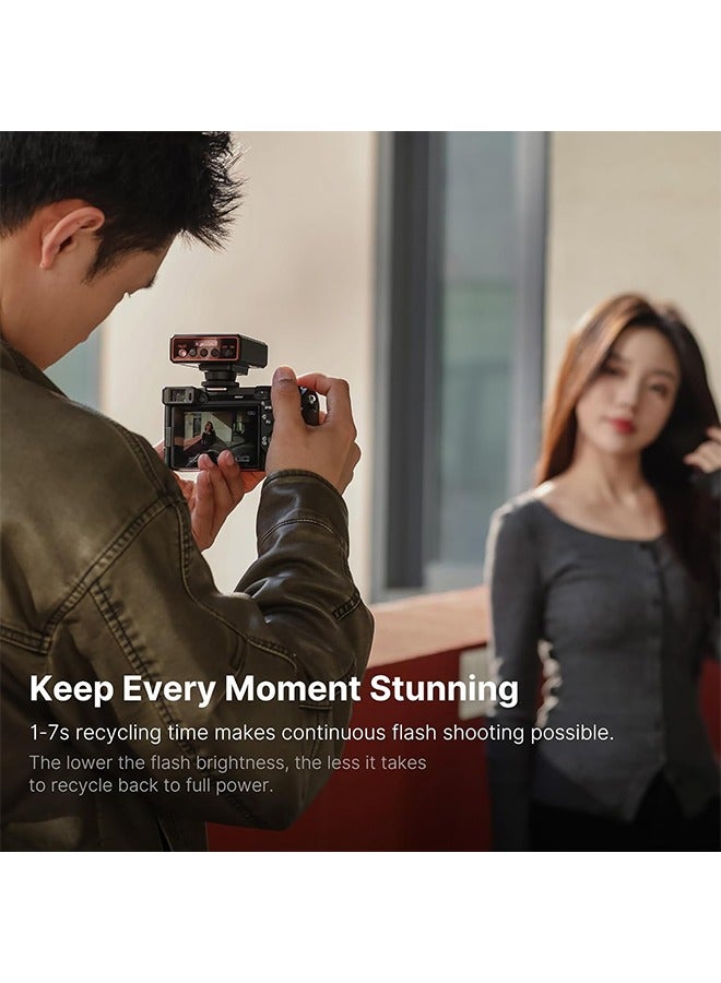 F12 Mini Camera Flash Speedlite 5600K Standard Hot Shoe Mount for Sony Canon Nikon Panasonic Olympus Pentax DSLR Camera - Image 5