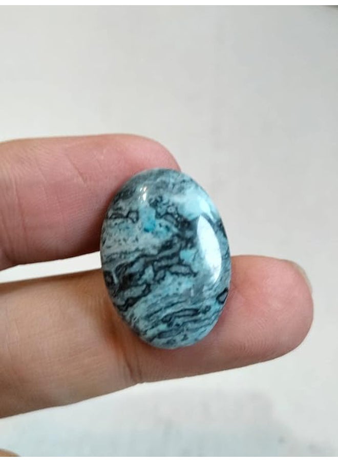 Natural Jasper Agate Double Face Gemstone Ring Or Pendant Jewelry Making  - Image 2