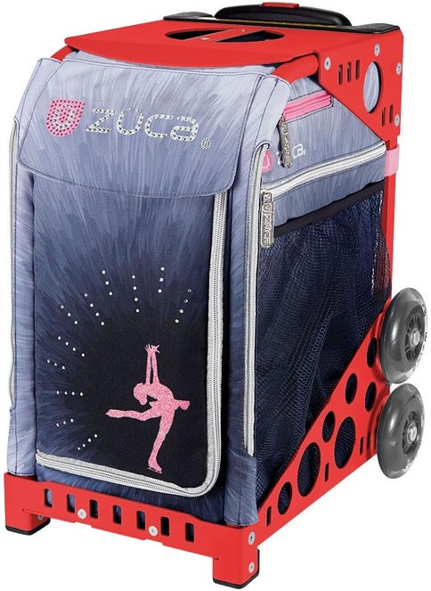 ZUCA Bag Ice Dreamz LUX Insert  Red Frame wFlashing Wheels