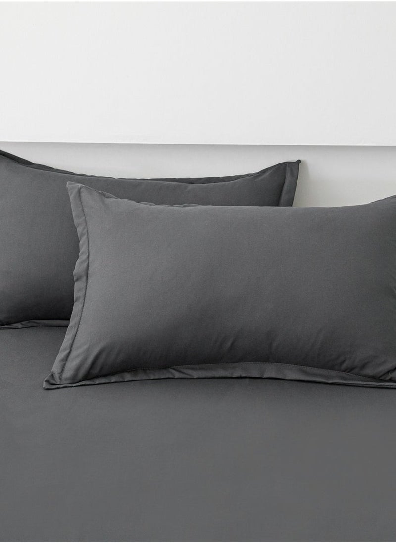 Sharpdo 4-Piece Set Bedding Modal Quilt Cover Set with 1 Quilt Cover 1 Sheet and 2 Pillowcases 2m Bed (200 * 230cm) - Image 5