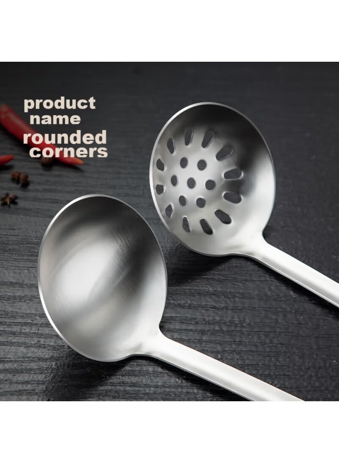 MAX COOK Maxcook Hot Pot Ladle, Stainless Steel Soup Ladle And Strainer, Two-piece Set Mccu4919  - Image 3