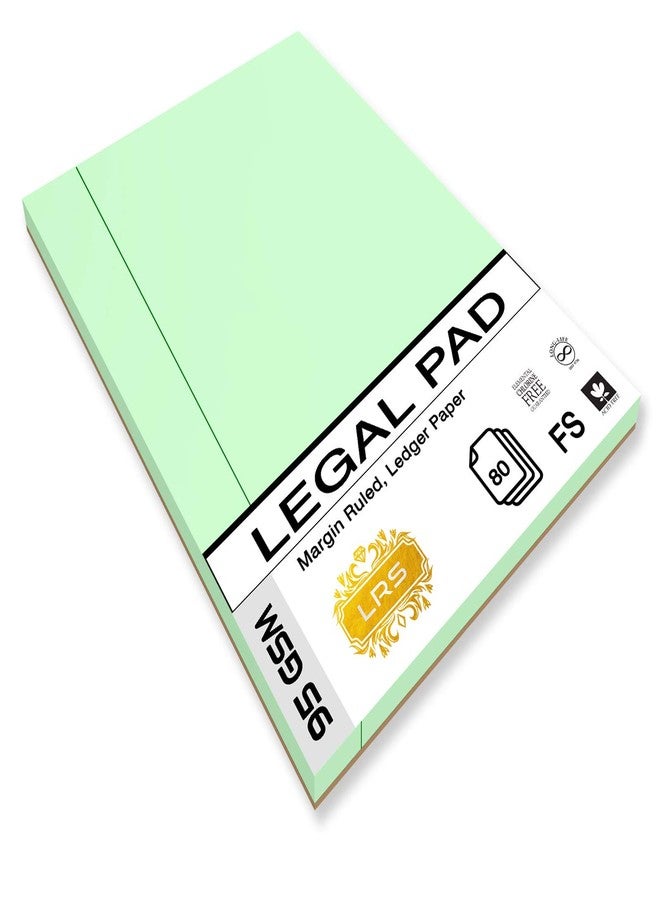 LRS Noting Sheet Pad - Legal Pad - FS Size - 95 GSM Ledger Paper - 80 Sheets - Pack of 2 - Image 2