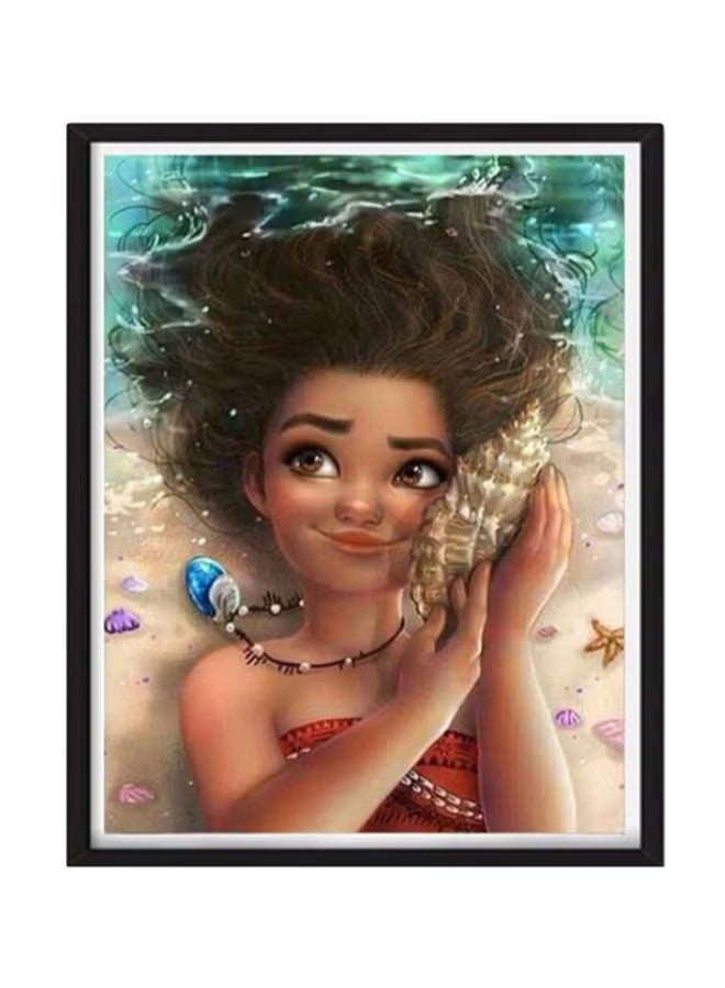 Premium Full Drill DIY Diamond Painting Kit 25x30 Cm Brown/Green/Pink - Image 2