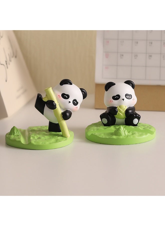 Panda Mobile Phone Stand Desktop Ornament - Image 1