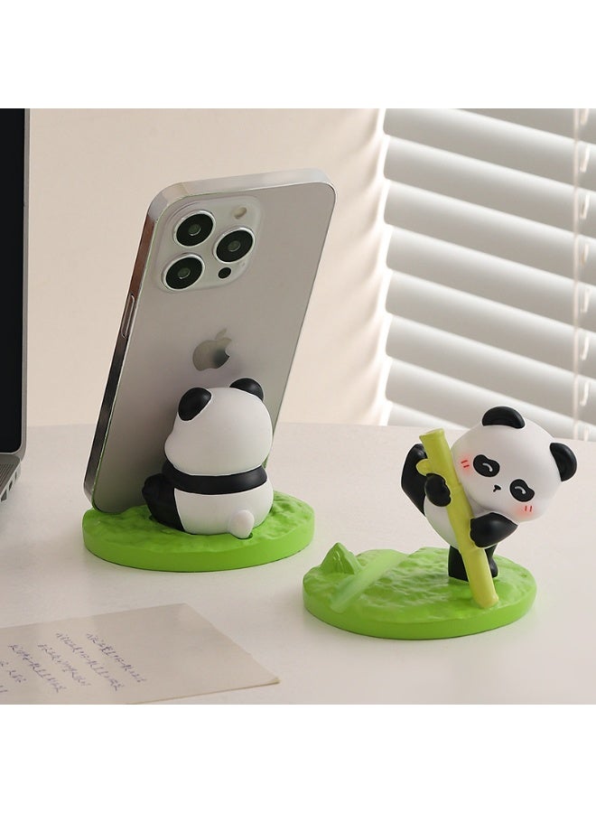 Panda Mobile Phone Stand Desktop Ornament - Image 5