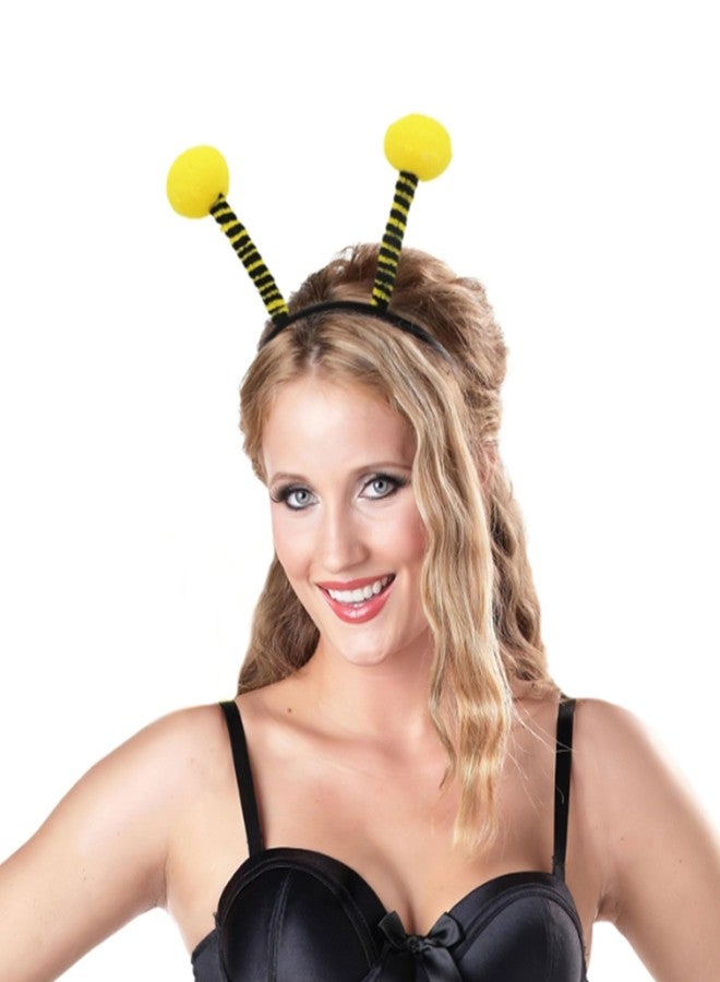 Liatunou Bee Tentacle Headbands,Cute Bee Headpiece Antenna Headband for Women Girls Halloween Christmas Party Favors - Image 1