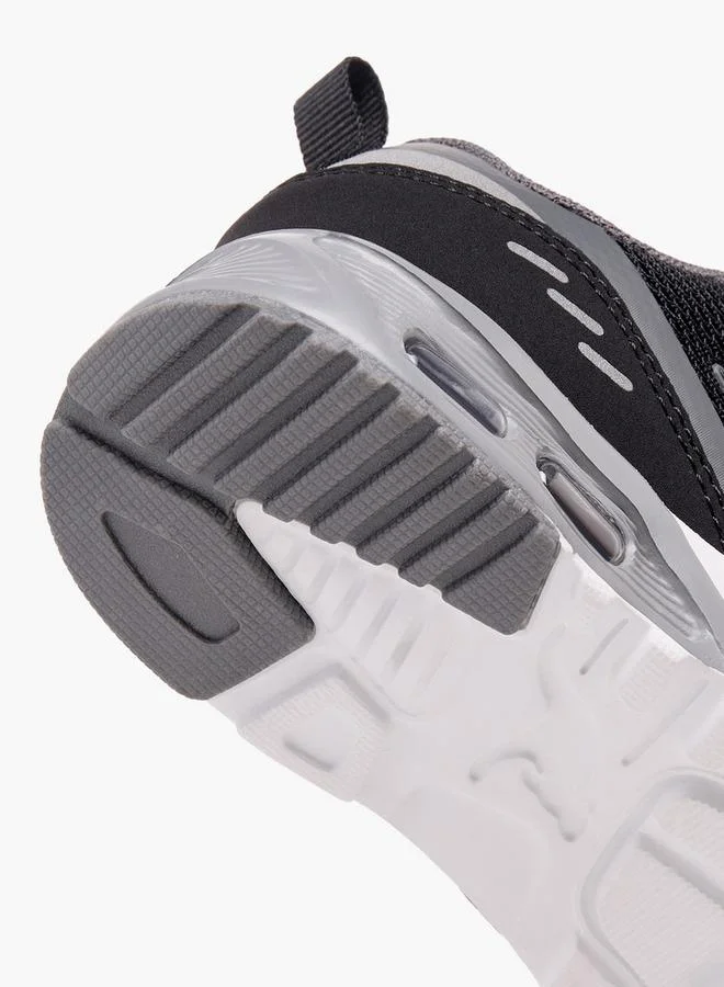 Kangaroos BLACK Boys Hook & Loop Sports Shoes for Men | Best Price UAE